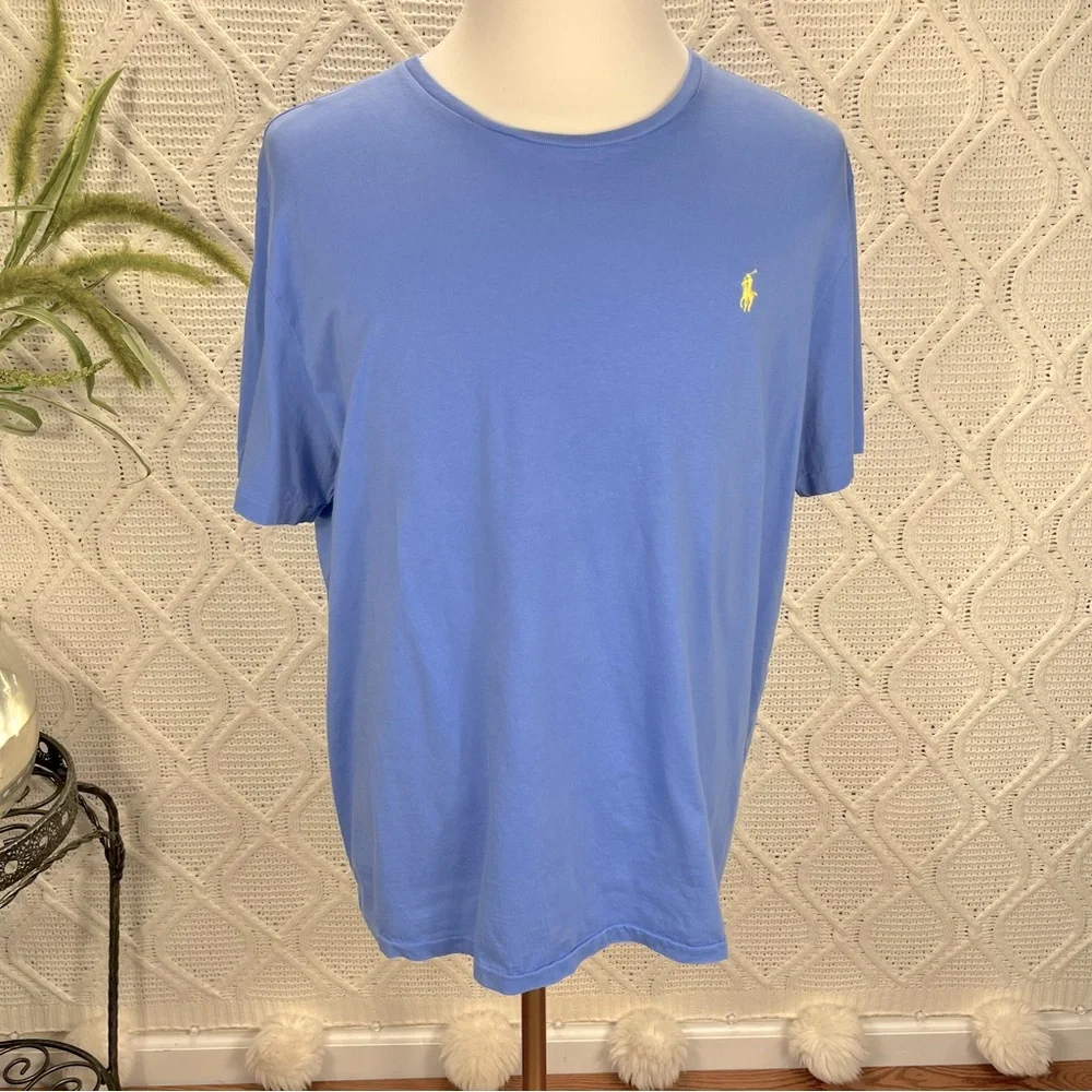 POLO RALPH LAUREN | Short Sleeve Basic T-Shirt‎ Blue XL
